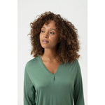 Mey Dames Nacht Shirt T-shirt long sleeve 1210082 - Jambelles