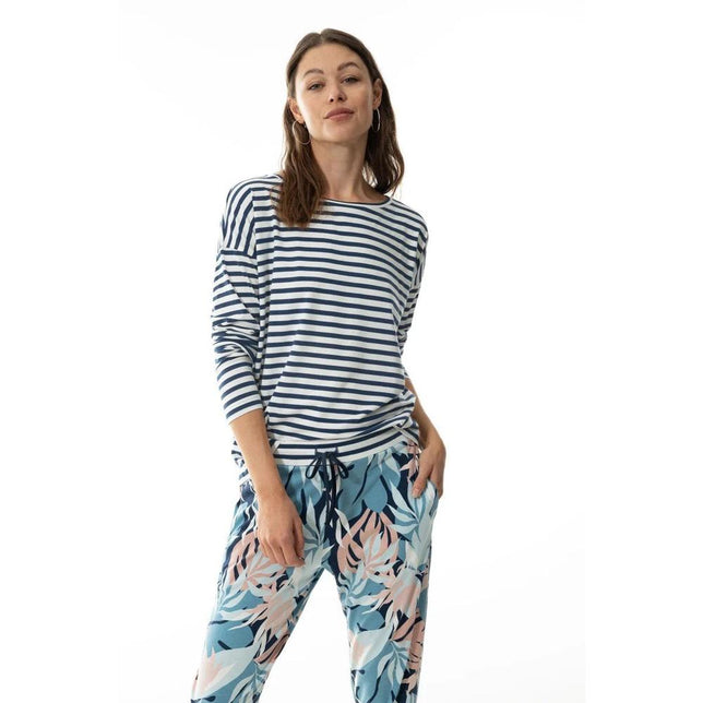 Mey Dames Nacht Shirt T-shirt long sleeve 17632 - Jambelles