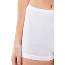 Witte Mey Basics 27021 dames pageslip met hoge taille, elastische tailleband en aansluitende pijpen. - Jambelles