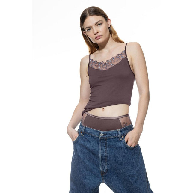 Mey Dames Topje spaghetti top 45228 - Jambelles