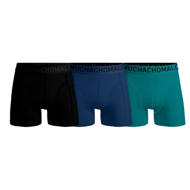 Muchachomalo Heren Boxer 3-Pack Shorts Microfiber Solid MICROFIB1010- - Jambelles