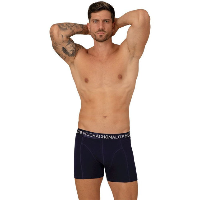 Muchachomalo Heren Boxer Men 12-Pack Short Print/Solid U-Golden1010 - Jambelles
