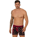 Muchachomalo Heren Boxer Men 12-Pack Short Print/Solid U-Golden1010 - Jambelles