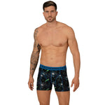 Muchachomalo Heren Boxer Men 12-Pack Short Print/Solid U-Golden1010 - Jambelles