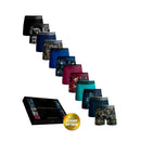 Muchachomalo Heren Boxer Men 12-Pack Short Print/Solid U-Golden1010 - Jambelles