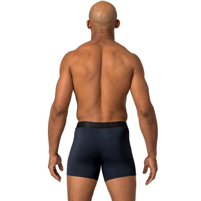 Muchachomalo Heren Boxer Men 2-Pack Ments short print/solid 2P MENTS1132-01 - Jambelles