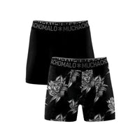 Muchachomalo Heren Boxer Men 2-Pack Panther Short print/solid 2P PANTHER1132 - Jambelles