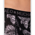 Muchachomalo Heren Boxer Men 2-Pack Short Print/Solid BISON1010 - Jambelles