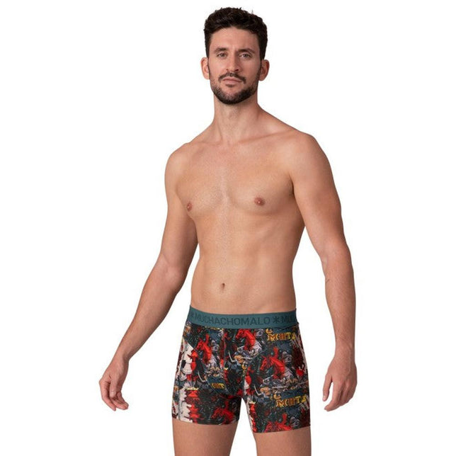 Muchachomalo Heren Boxer Men 2-Pack Shorts Chessplay CHESSPLAY1010 - Jambelles