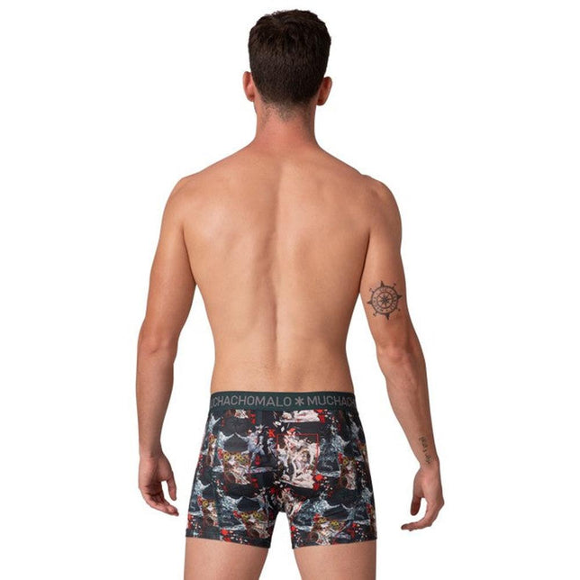 Muchachomalo Heren Boxer Men 2-Pack Shorts Chessplay CHESSPLAY1010 - Jambelles