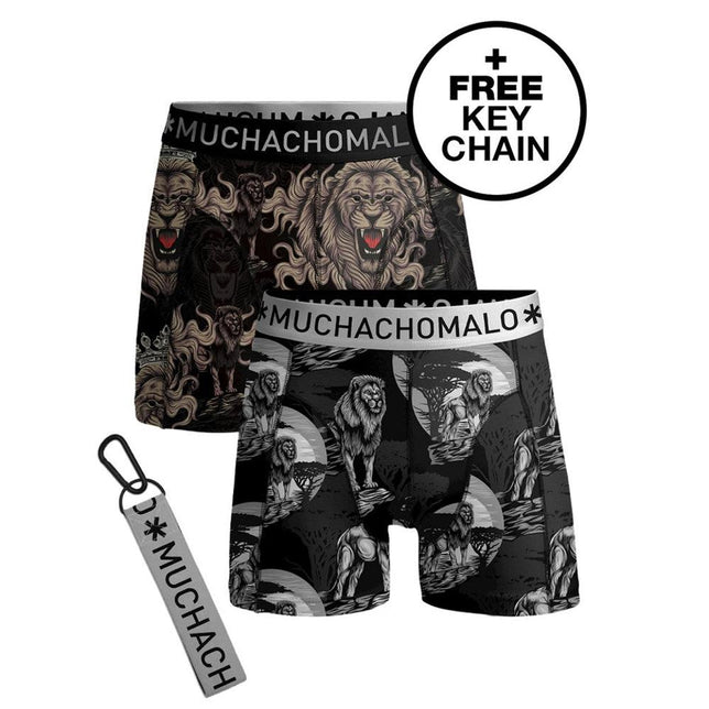 Muchachomalo Heren Boxer Men 2-pack Shorts Lion King LIONK1010 - Jambelles