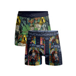 Muchachomalo Heren Boxer Men 2-Pack Shorts Pussboots PUSSBOOTSWIZARDOZ1010 - Jambelles