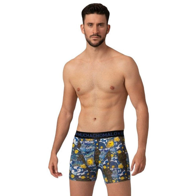 Muchachomalo Heren Boxer Men 2-Pack Shorts Starry 2P STARRY1010 - Jambelles