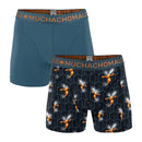 Muchachomalo Heren Boxer Men 2P Short Print-Solid WASP1010 - Jambelles