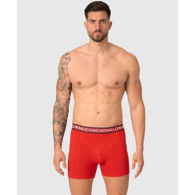 Muchachomalo Heren Boxer Men 3-Pack Short Solid SOLID1010 - Jambelles