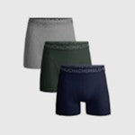 Muchachomalo Heren Boxer Men 3-Pack Short Solid SOLID1010 - Jambelles