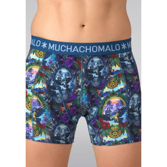 Muchachomalo Heren Boxer Men 3 Pack Shorts Pirate Parrot Pirateparrot1010 - Jambelles