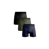 Muchachomalo Heren Boxer Men 3-pack Shorts Solid Microfiber 3P U-MICROFIB1010 - Jambelles
