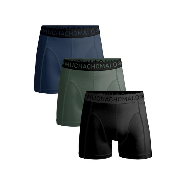 Muchachomalo Heren Boxer Men 3-pack Shorts Solid Microfiber 3P U-MICROFIB1010 - Jambelles
