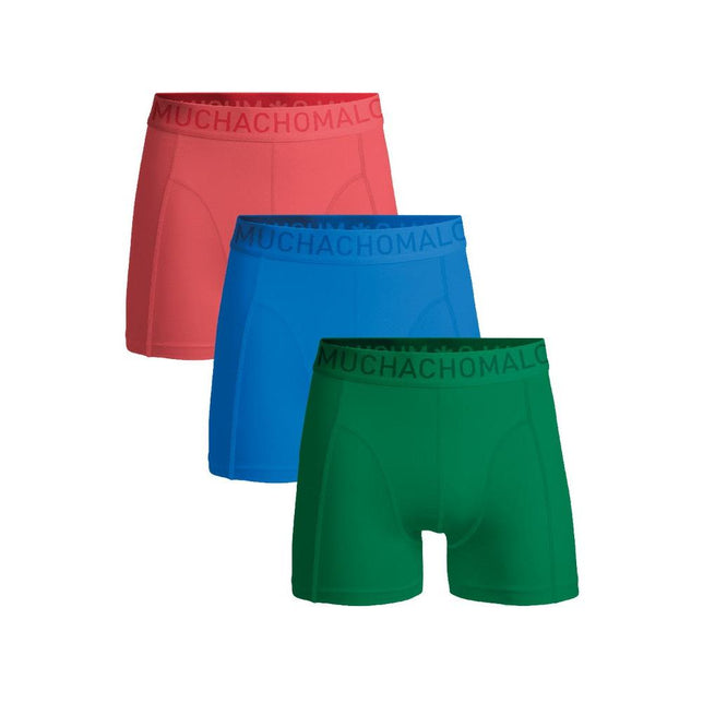 Muchachomalo Heren Boxer Men 3-pack Shorts Solid Microfiber 3P U-MICROFIB1010 - Jambelles