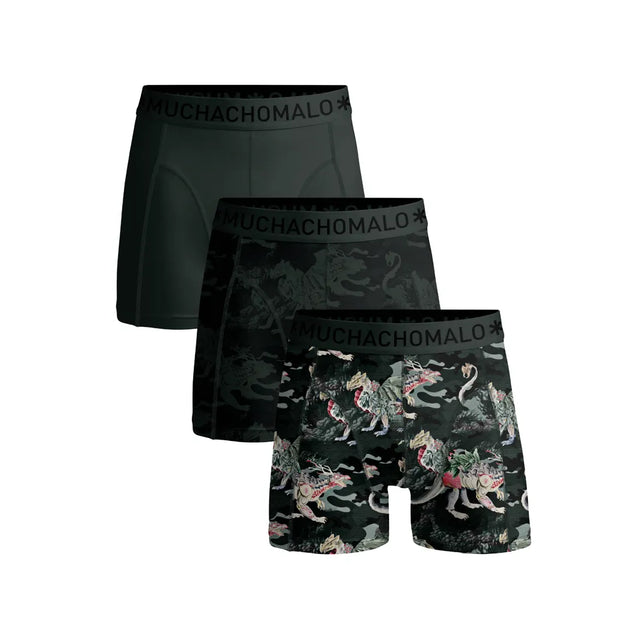 Muchachomalo Men 3-Pack Boxershorts Hiddendragons1010