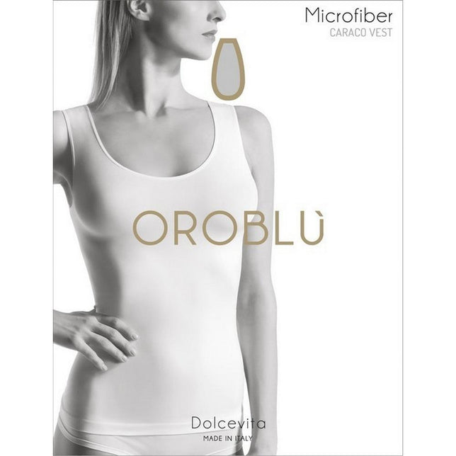 Oroblu Dames Hemd DV Caraco Vest Round Neck VOBS01042 - Jambelles