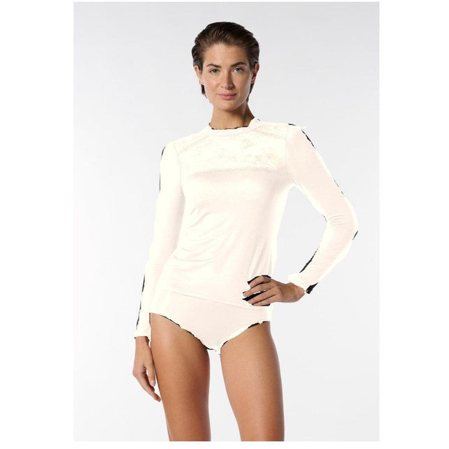 Oroblu Dames Hemd Perfect Line Cashmere - Lace T-Shirt VOBT68174 - Jambelles