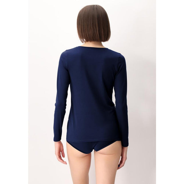 Oroblu Dames Hemd Perfect Line Cotton - T-Shirt Long VOBT01676 - Jambelles