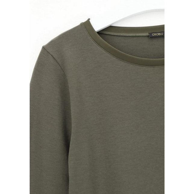 Oroblu Dames Hemd Perfect Line Cotton - T-Shirt Long VOBT01676 - Jambelles
