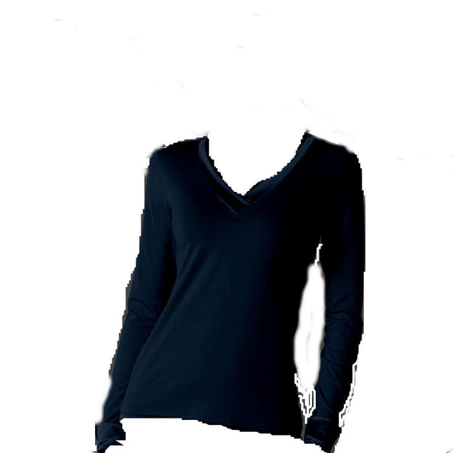 Oroblu Dames Hemd Perfect Line Cotton - T-Shirt V-Neck VOBT68171 - Jambelles