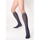 Oroblu Dames Kniekousen Checked Lace 20 Kniekous VOBC67921 - Jambelles