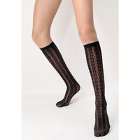 Oroblu Dames Kniekousen Decor 40 Kniekous VOBC67540 - Jambelles
