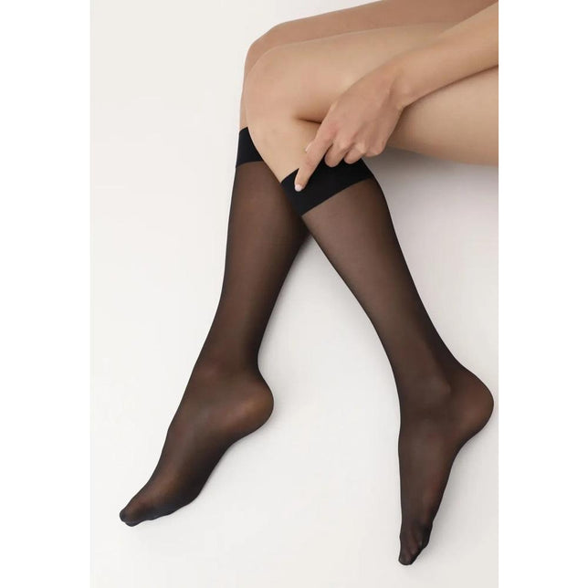 Oroblu Dames Kniekousen Mi-Bas Dolcevita 20 Kniekous VOBC01054 - Jambelles