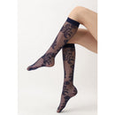 Oroblu Dames Kniekousen Paisley 20 Kniekous VOBC67399 - Jambelles