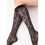 Oroblu Dames Kniekousen Shaded Roses 20 Kniekous VOBC67920 - Jambelles