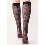 Oroblu Dames Kniekousen Shaded Roses 20 Kniekous VOBC67920 - Jambelles