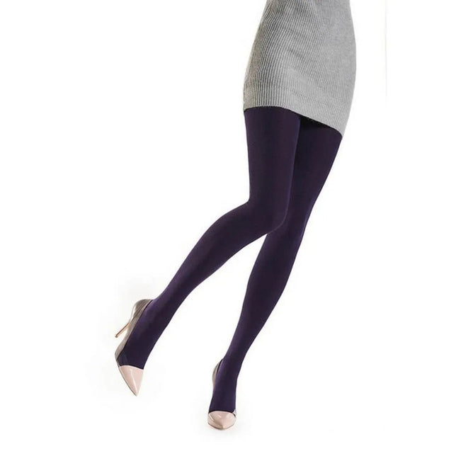 Oroblu Dames Maillot Fine Cotton Cynthia Tights Plain Vobfc10T0 - Jambelles