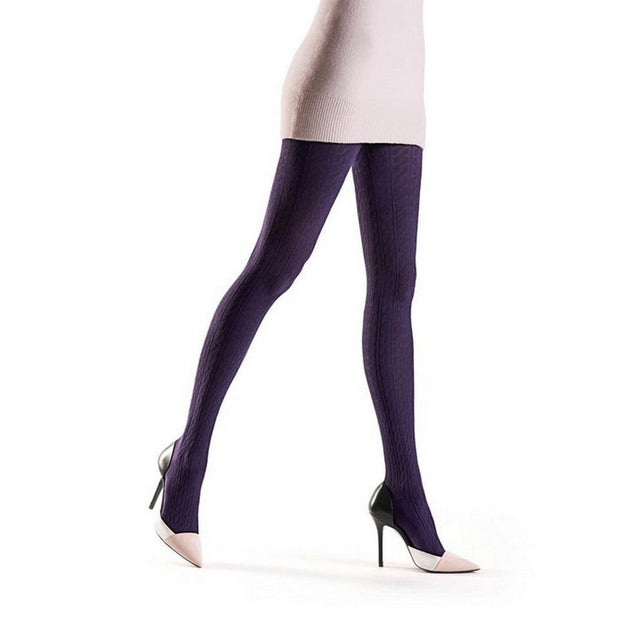 Fine Cotton Renee Tights Cable VOBFC30T0