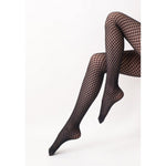 Oroblu Dames Panty Checked Lace 20 VOBC67915 - Jambelles