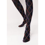 Oroblu Dames Panty Fur Tartan 50 VOBC67907 - Jambelles