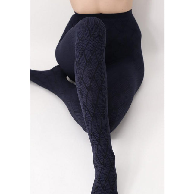 Oroblu Dames Panty Jacquard Design 60 VOBC67904 - Jambelles