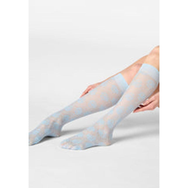 Oroblu Dames Panty Kniekousen Lace Allure 30 Kniekous Vobc68498 - Jambelles