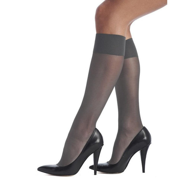 Oroblu Dames Panty Kniekousen Mibas Jeune Kneehigh 20 den Lycra VOBC40024 - Jambelles