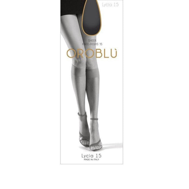 Oroblu Dames Panty Kniekousen Mibas Lycia kneehigh 15 den lycra VOBC01056 - Jambelles