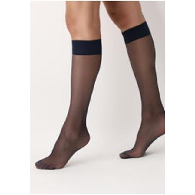 Oroblu Dames Panty Kniekousen Mibas Lycia kneehigh 15 den lycra VOBC01056 - Jambelles