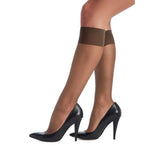 Oroblu Dames Panty Kniekousen Mibas Lycia kneehigh 15 den lycra VOBC01056 - Jambelles