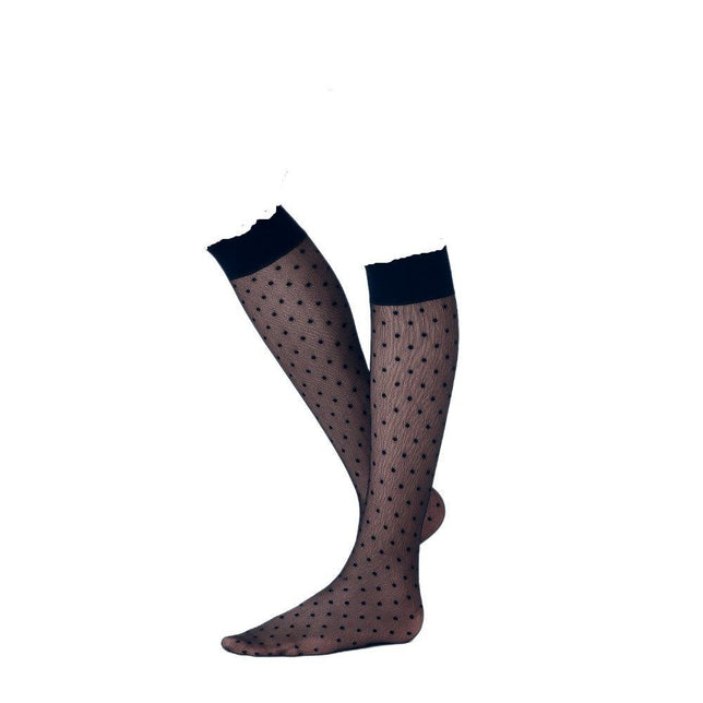 Oroblu Dames Panty Kniekousen Plumetis 30 VOBC01696 - Jambelles