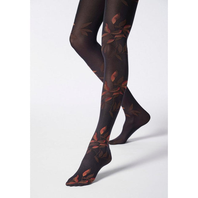 Oroblu Dames Panty Shaded Leaves 50 VOBC68257 - Jambelles