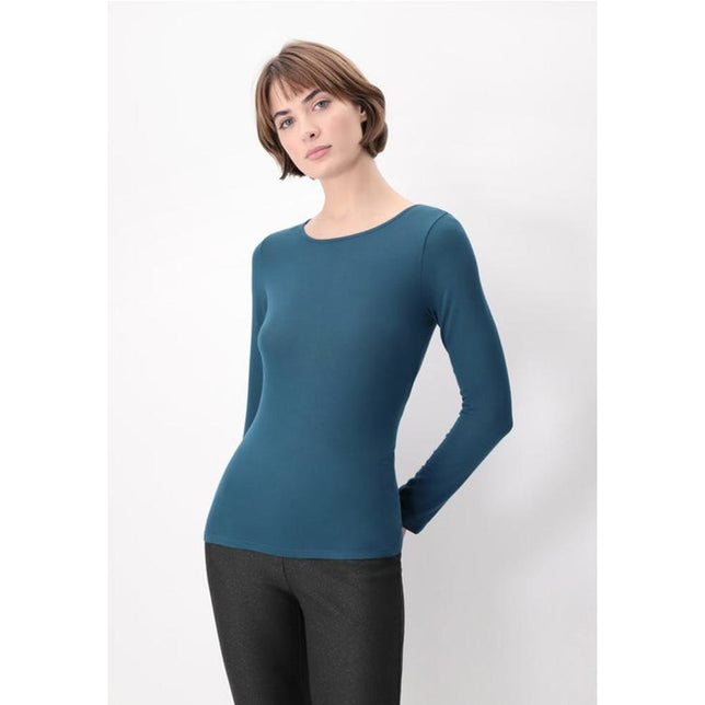 Oroblu Dames Shirt Perfect Line Cashmere - T-Shirt Lon VOBT67055 - Jambelles