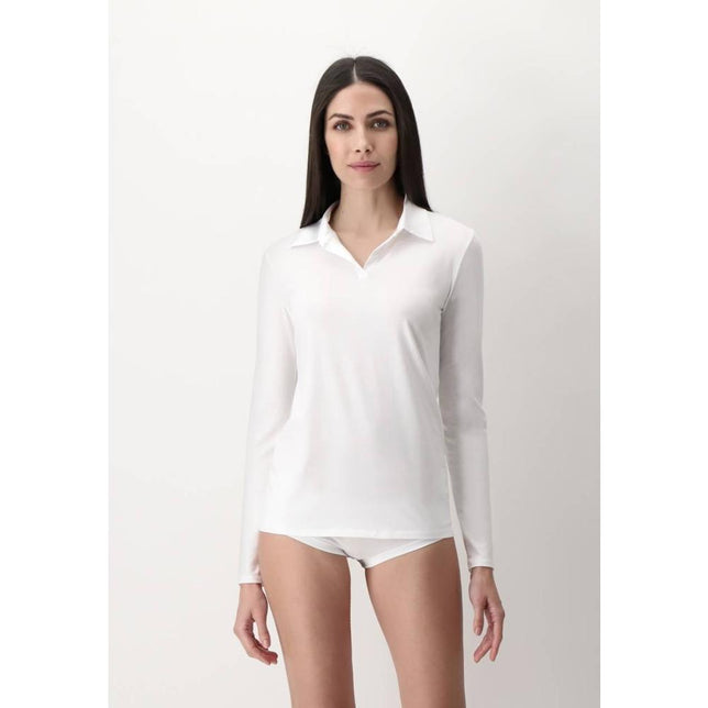 Oroblu Dames Shirt Perfect Line Cotton - Polo Lo VOBT01677 - Jambelles